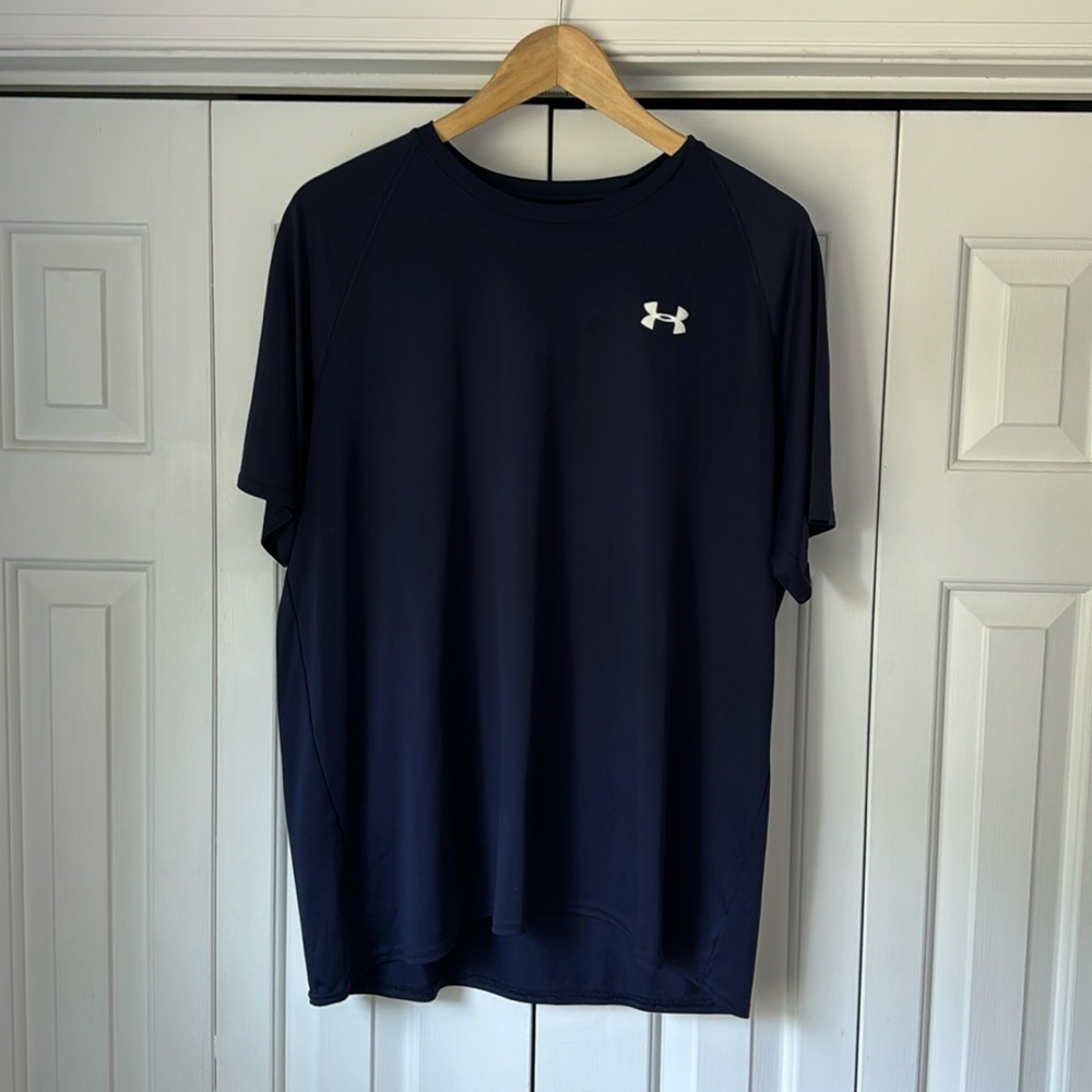 Under Armour Heat Gear Performance T-Shirt - Navy